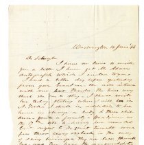 Colfax Collection, Letter 
Samuel Sample to Colfax - June 14, 1844